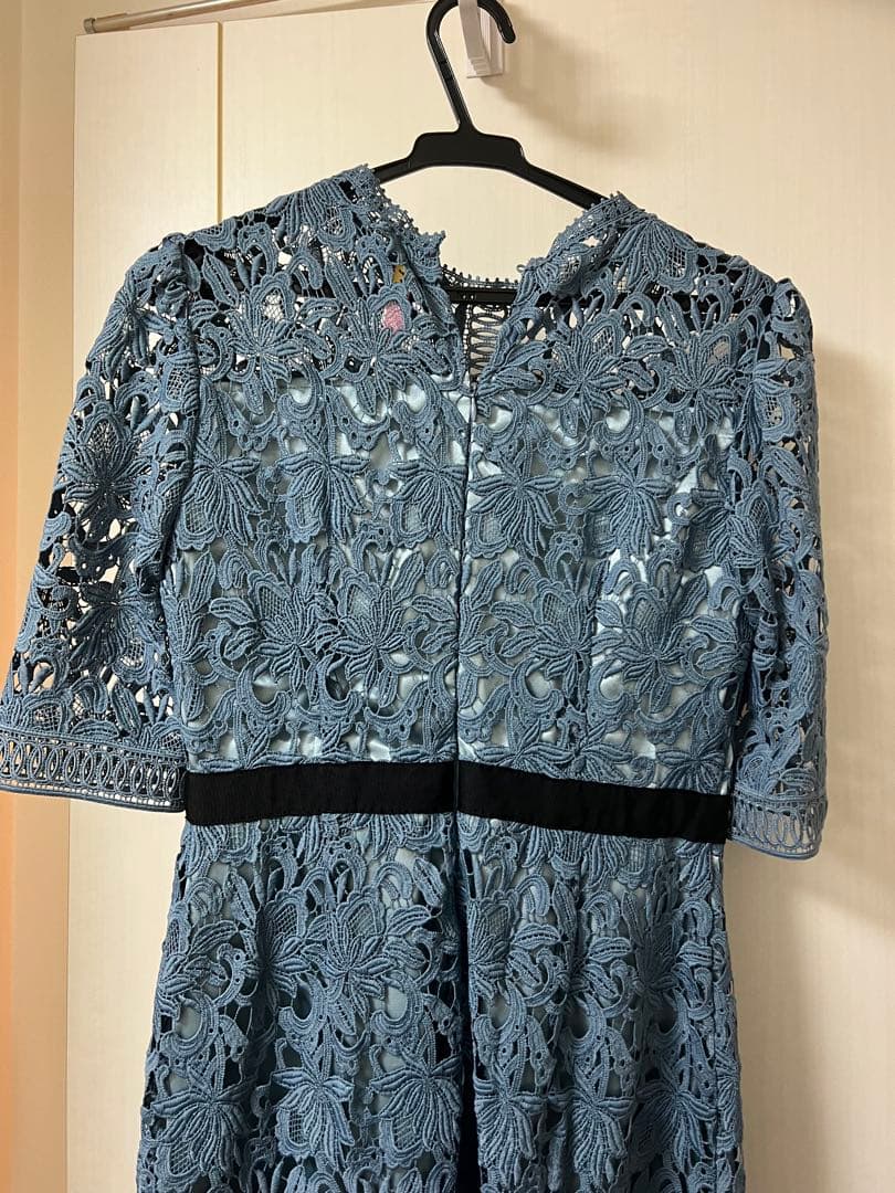 CELFORD レースワンピース ブルー　38