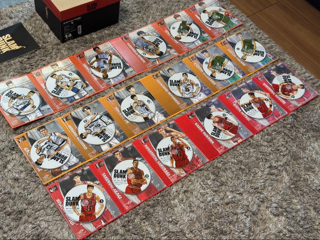 極美品 SLAM DUNK DVD-BOX 初回生産限定　三井寿ユニフォーム付き