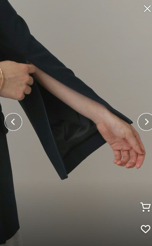 A part by lowrys Ｗライクテーラードスリットジャケット