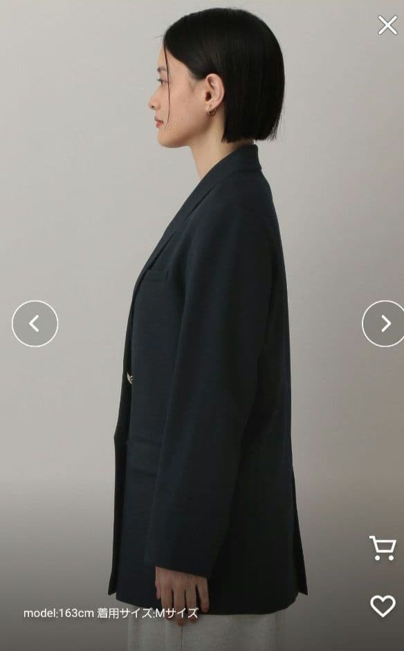 A part by lowrys Ｗライクテーラードスリットジャケット