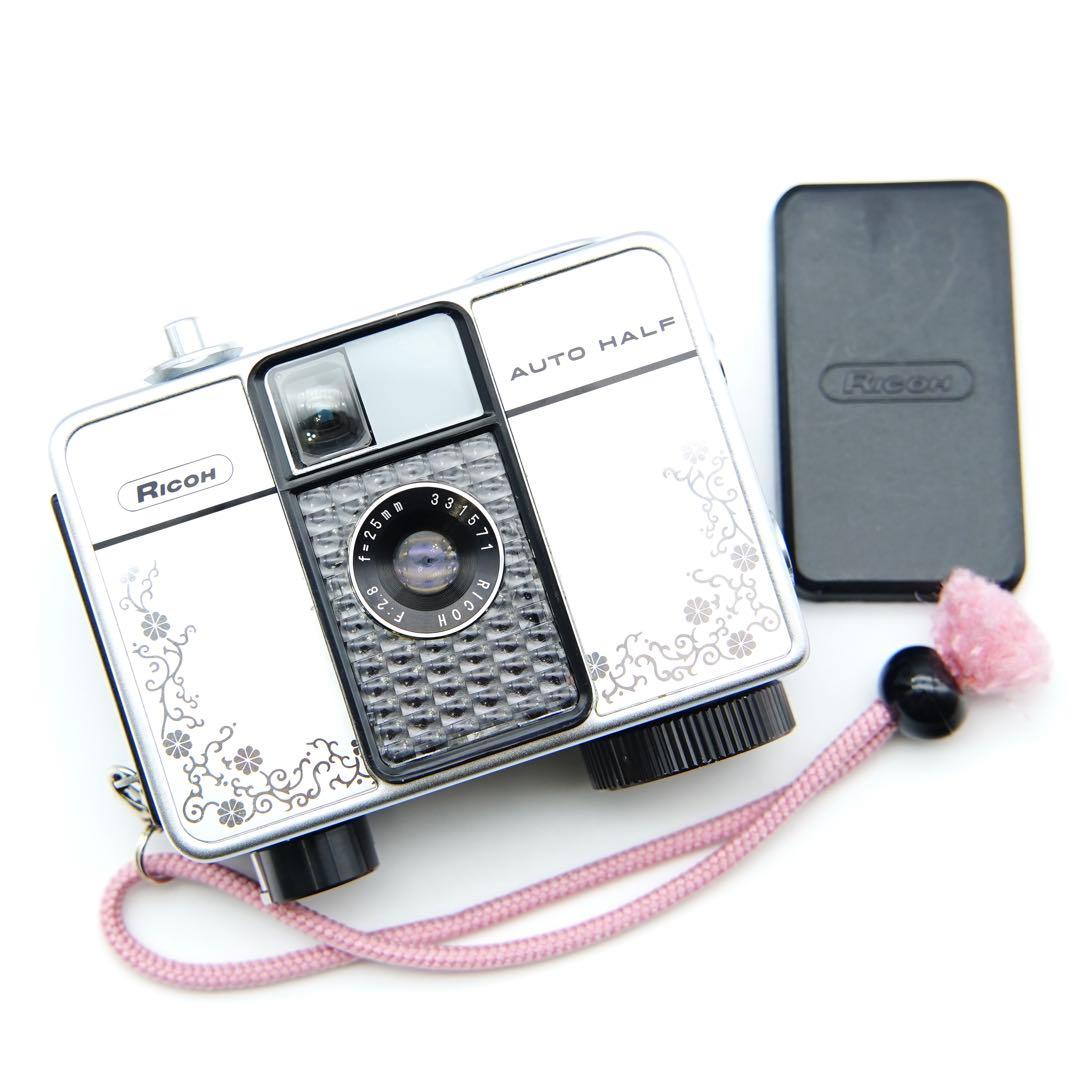 【動作確認・清掃済み＊試写あり】花柄 リコーオートハーフE