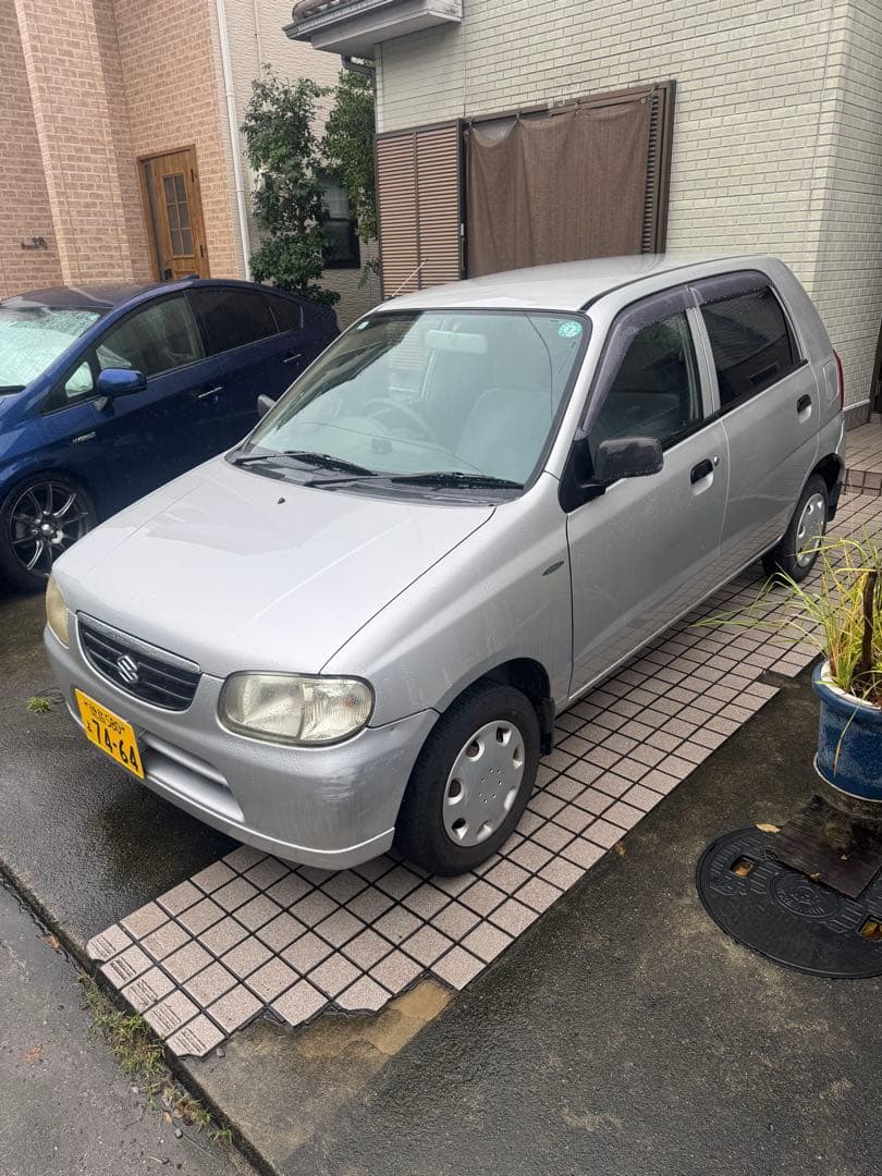 近県納車します⁉️平成13 アルト銀　検26/5 アルパインHDDナビ付 5万円