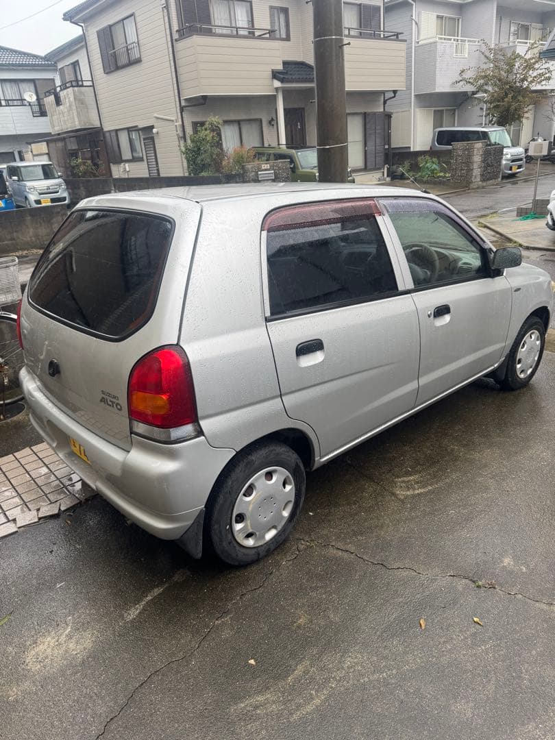 近県納車します⁉️平成13 アルト銀　検26/5 アルパインHDDナビ付 5万円