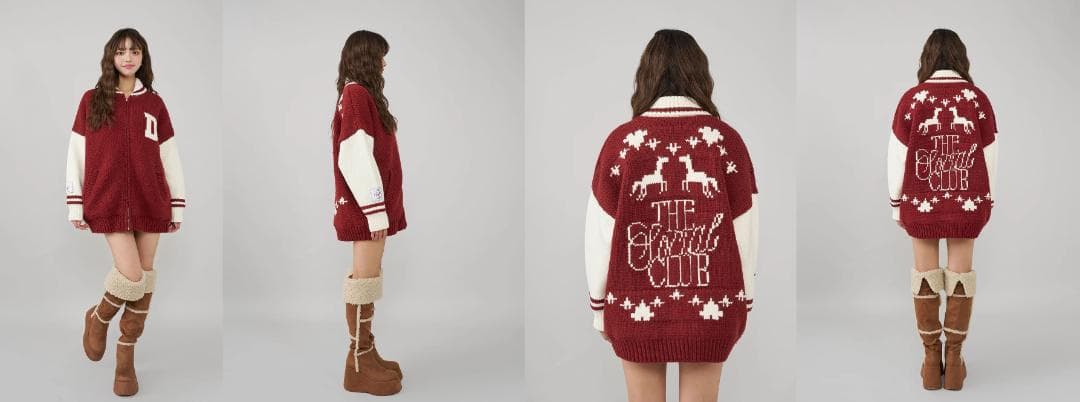 ダーリッチ darich THE Social CLUBニットブルゾン BRD