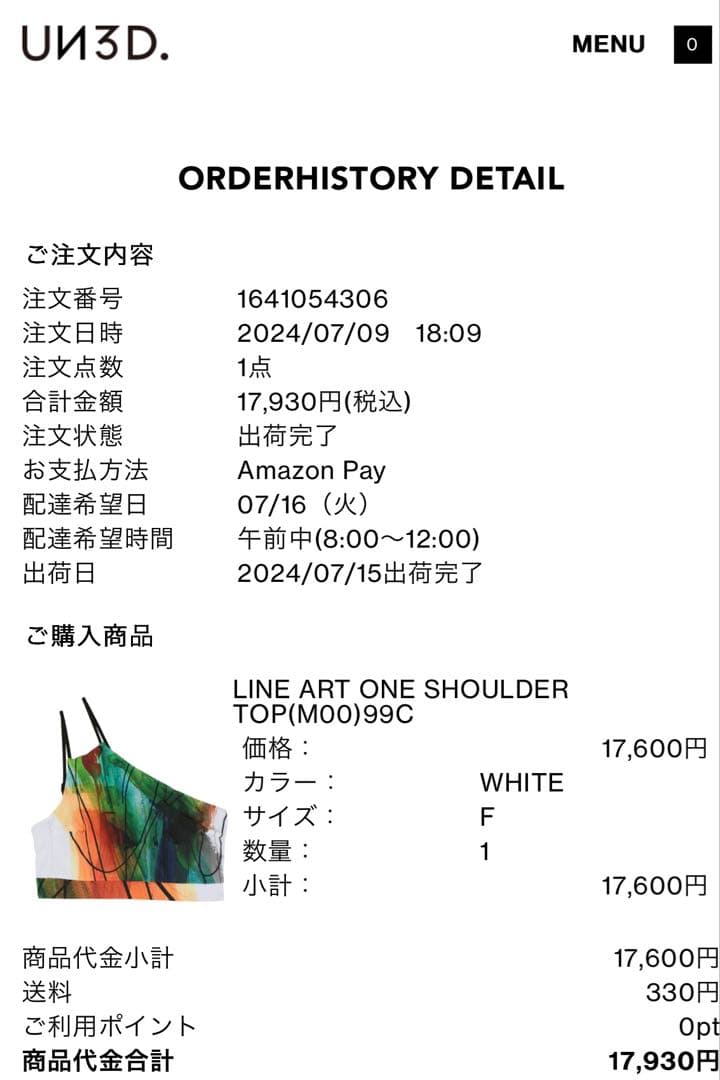 UN3D アンスリード　水着　スイムウェア