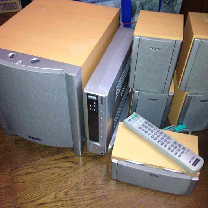 大迫力 SONY サラウンド SP スピーカー システム コンポーネント