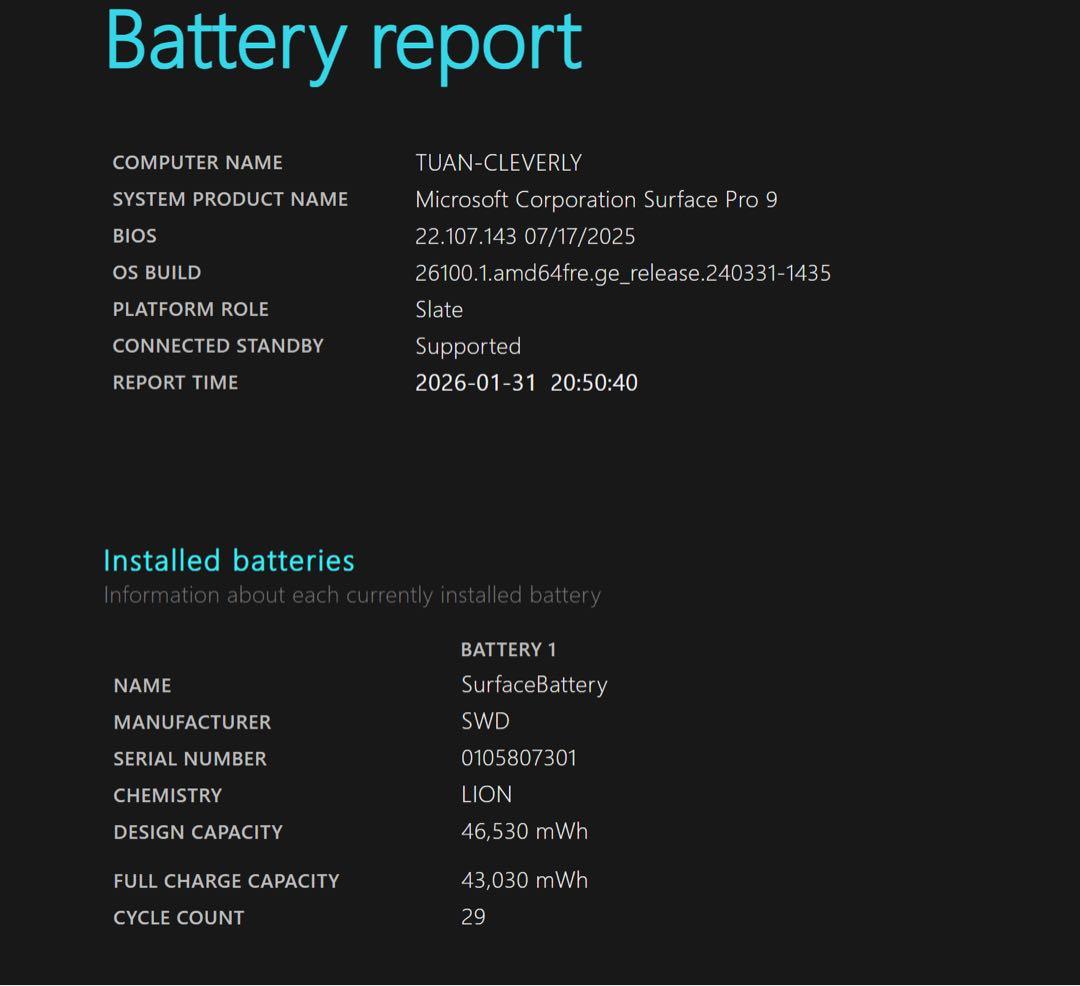 Windowsタブレット本体 Microsoft Surface Pro9 I5 16GB