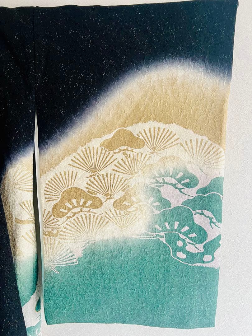 ★豪華刺繍兜 【日本製】お宮参り着物 男の子用 赤ちゃんの初着のお祝い 肌着付き