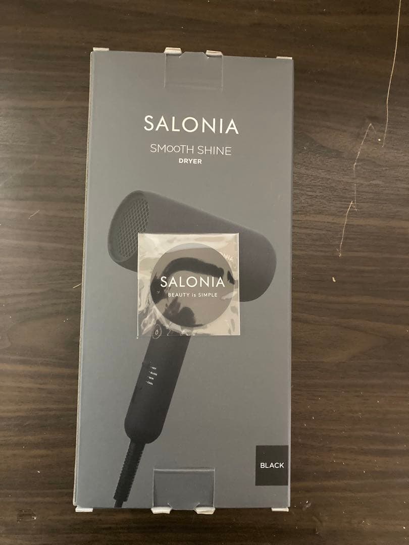 新品 未使用 サロニア スムースシャインドライヤー ブラック　M922