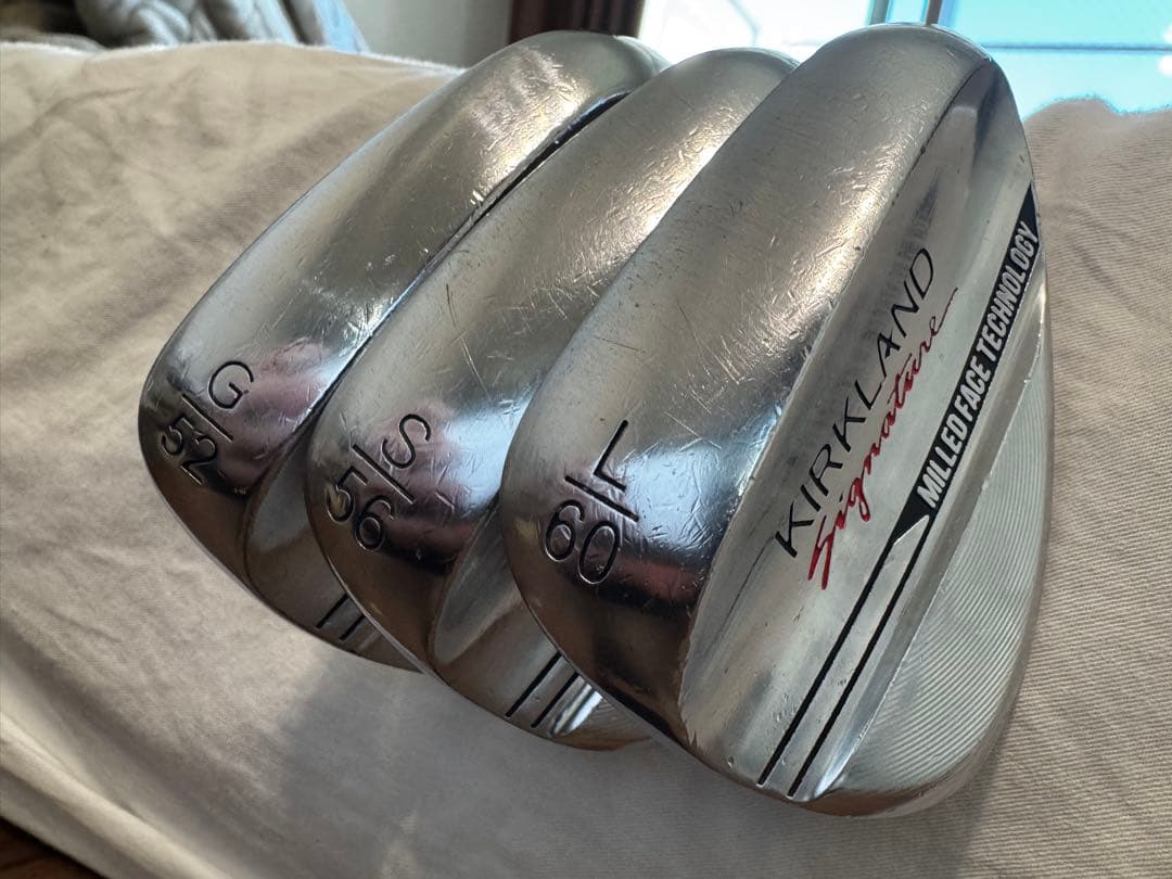 G*i様 Kirklandカークランドゴルフクラブ　ウェッジ3本セット　52.5
