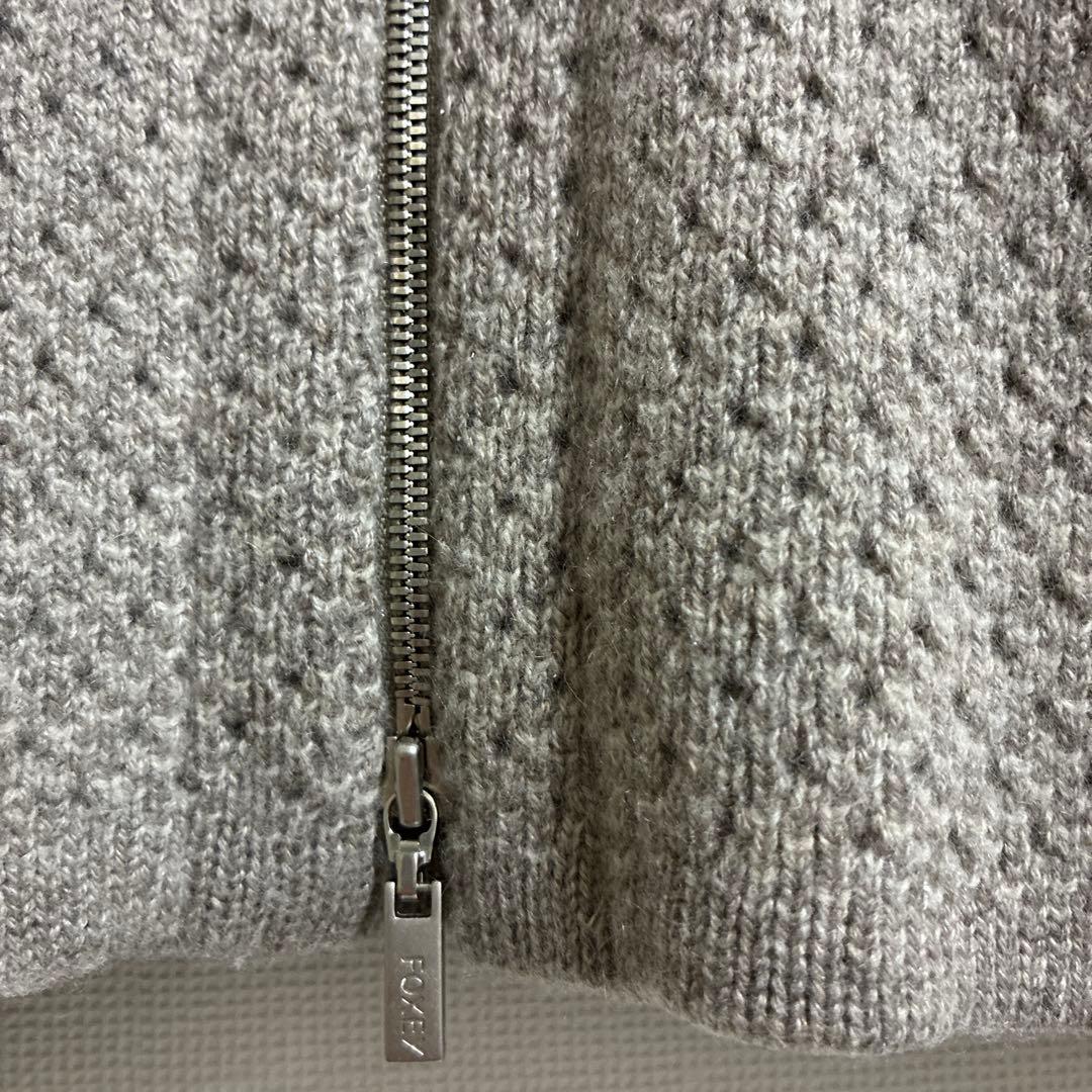 フォクシー　カシミヤ入りパーカー　SEA BREEZE PARKA サイズ38