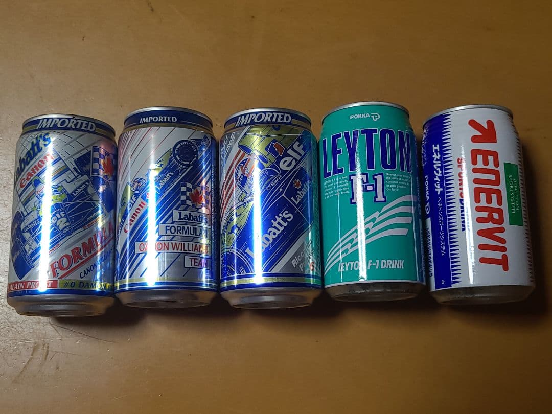 Fomula 1 関連 飲料缶 5本セット