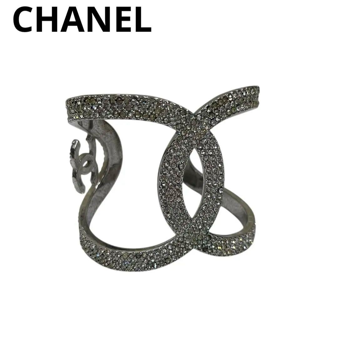 専用‼️CHANEL シャネル　ブレスレット　ココマーク　ライトストーン　バングル