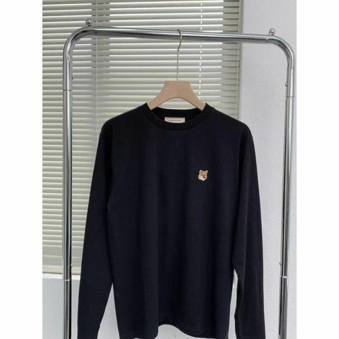 2枚セット メゾンキツネ フォックスヘッドロゴ ロンT 長袖 Lサイズ