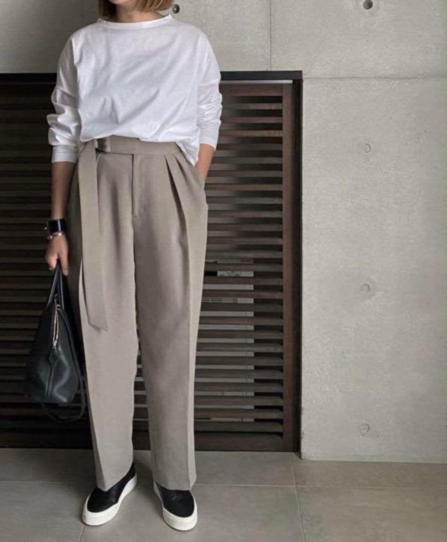 【LOHEN 】ビッグDカンスラッシュパンツ グレージュ