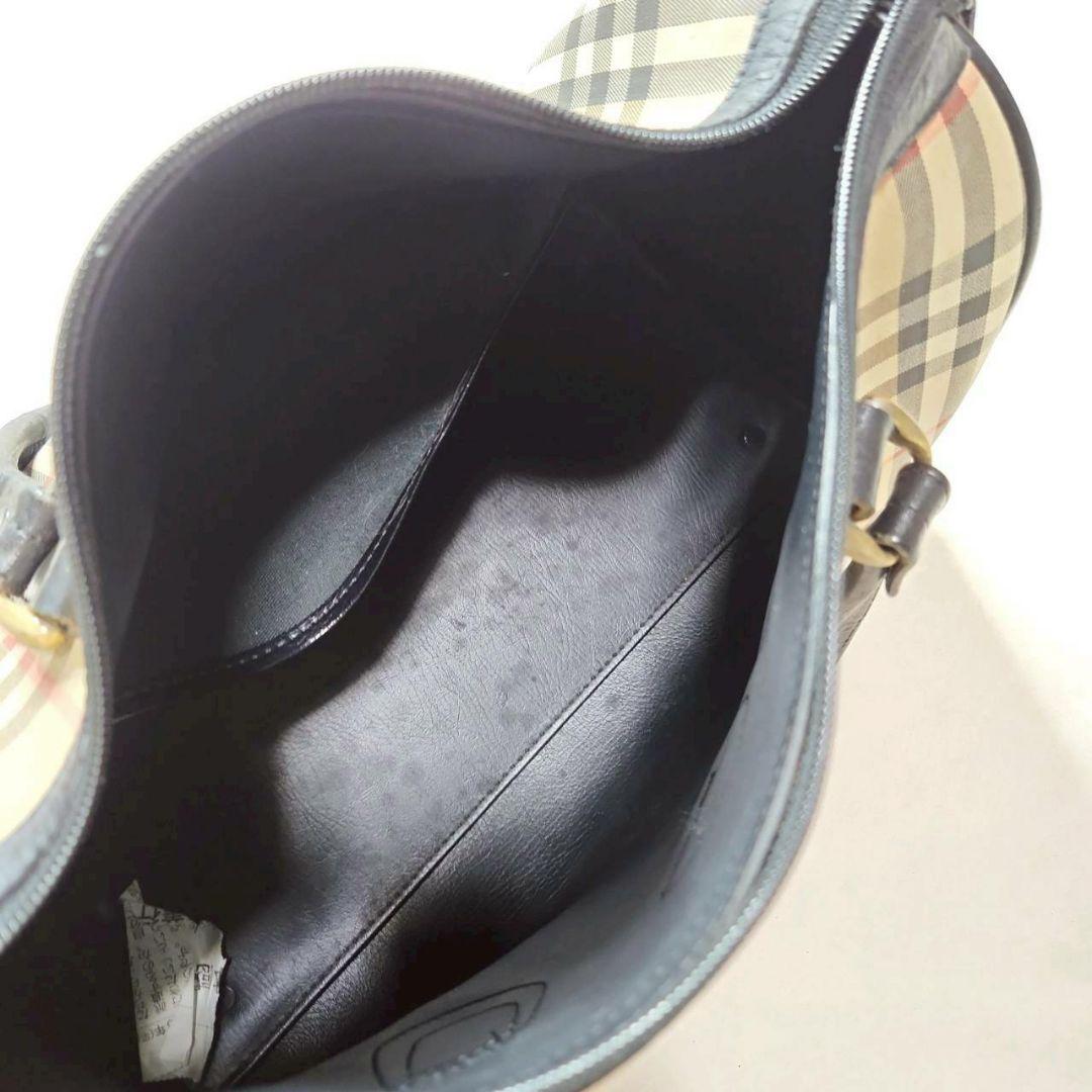 Burberrys バーバリーズ ノバチェック ハンドバッグ ホースロゴ レトロ