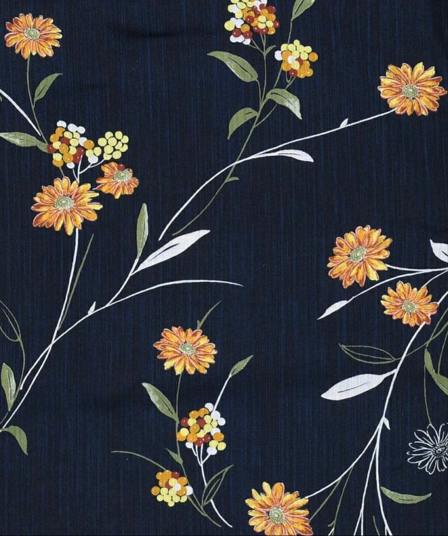 【未使用】Dita 浴衣5点セット 蒲公英色の花あそび(月夜)