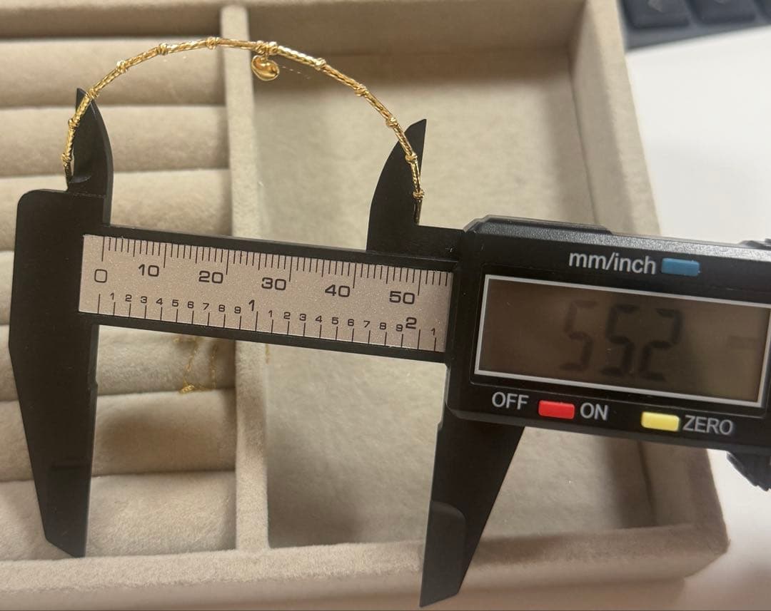 lee　K18バングル　淡水真珠　18金　ブレスレット　ハート