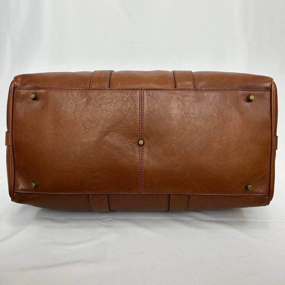 【美品/南京錠付】コーチ 71071 ベンチュラー 2way ボストンバッグ 茶