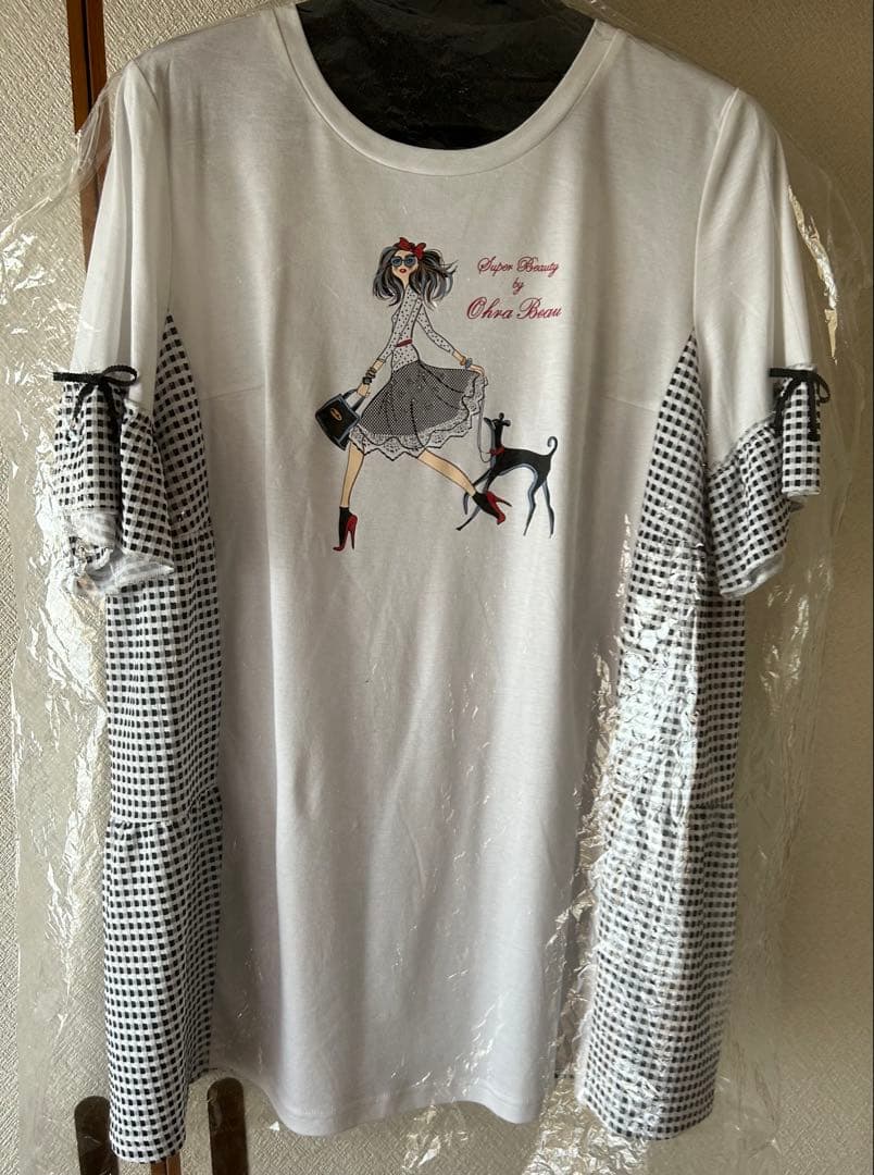 お値引き‼️★タグ付き★スーパービューティー半袖チュニック★