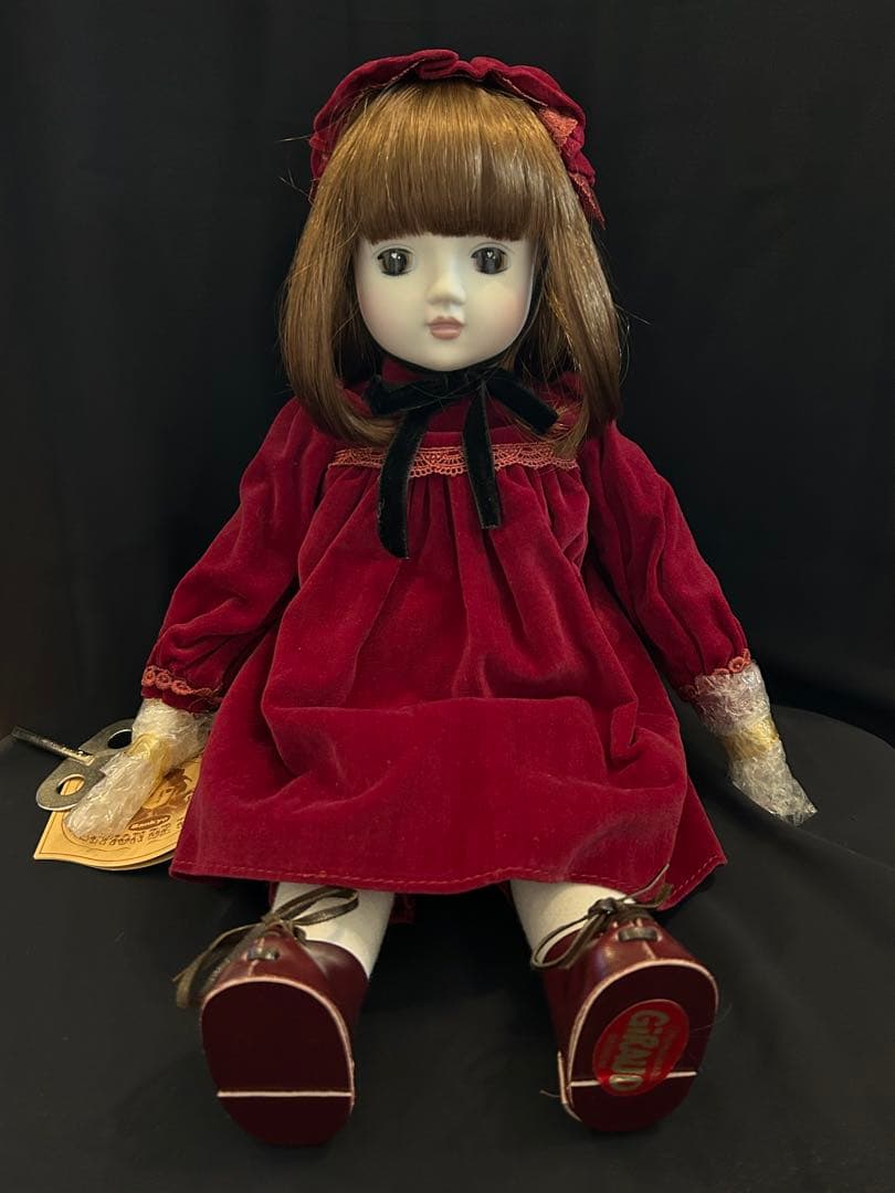 SANKYO ビスクドール オルゴール DOLL MADE IN JAPAN