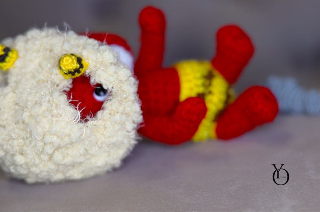 あみぐるみ くま 節分 豆まき 鬼