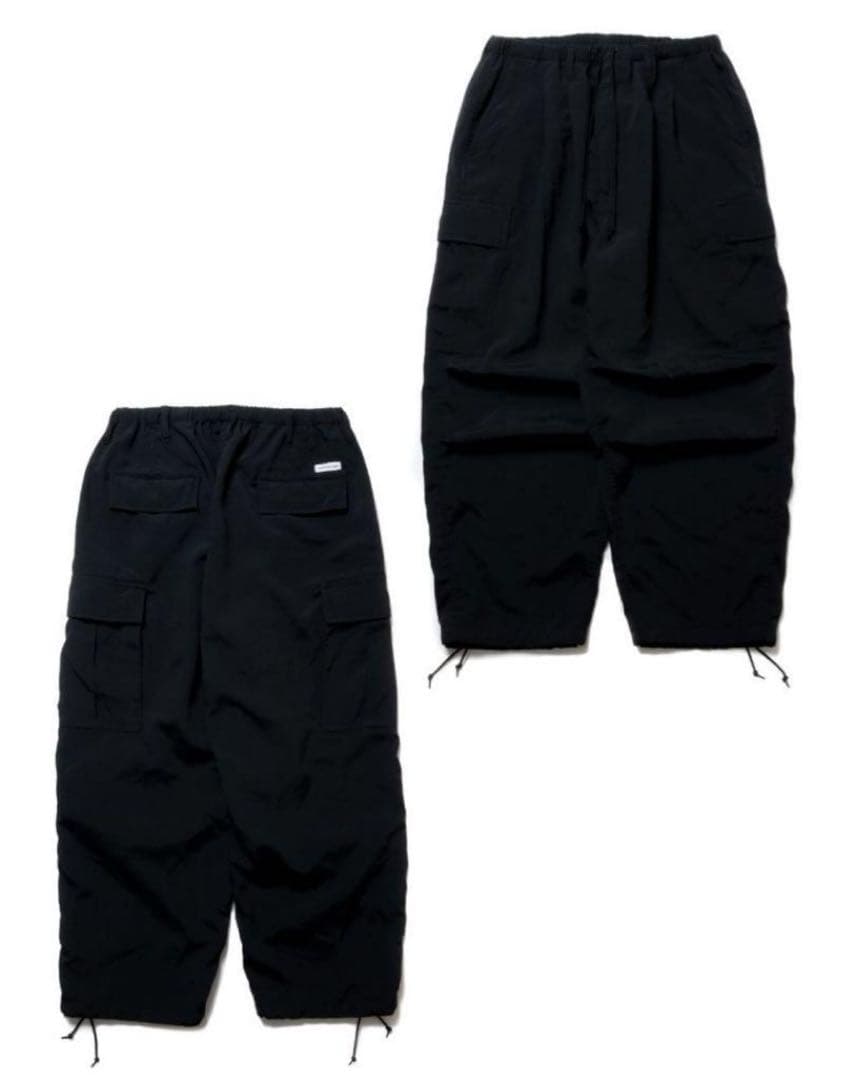cootie Error Fit Cargo Easy Pants ブラック