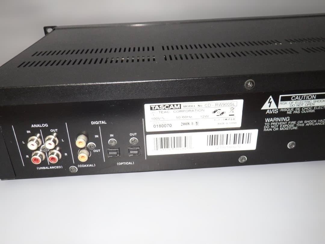 TASCAM CD-RW900SL プロフェッショナル CDレコーダー