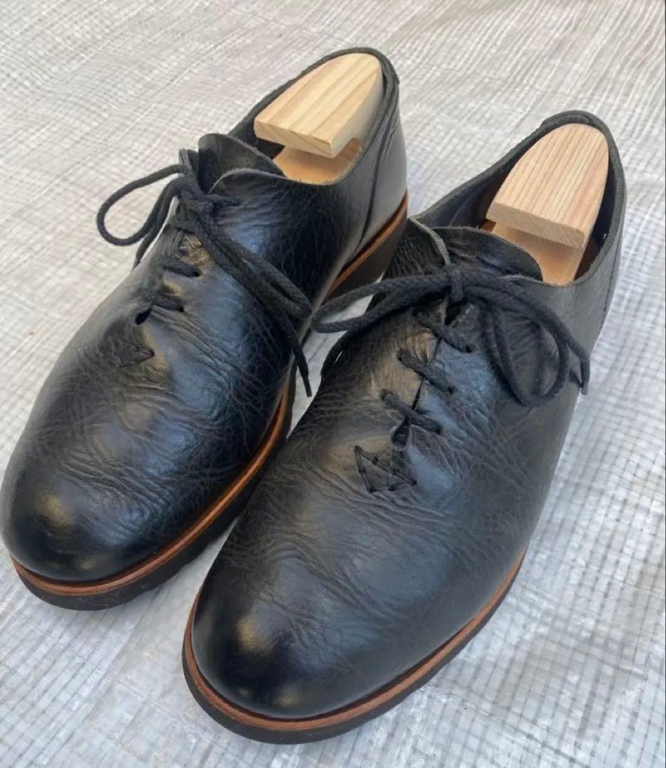 i*n様 KOTOKA古都ホールカット 26.5cm たつの蝋引きレザー ダーク