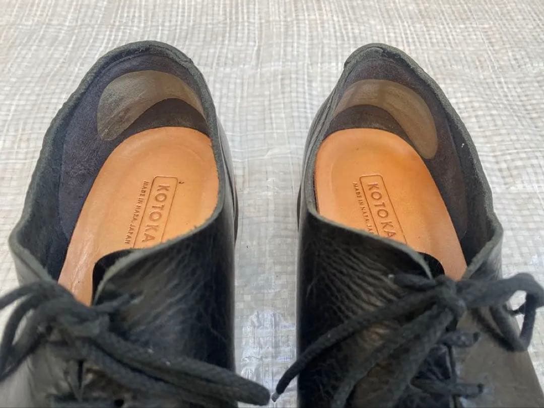 i*n様 KOTOKA古都ホールカット 26.5cm たつの蝋引きレザー ダーク