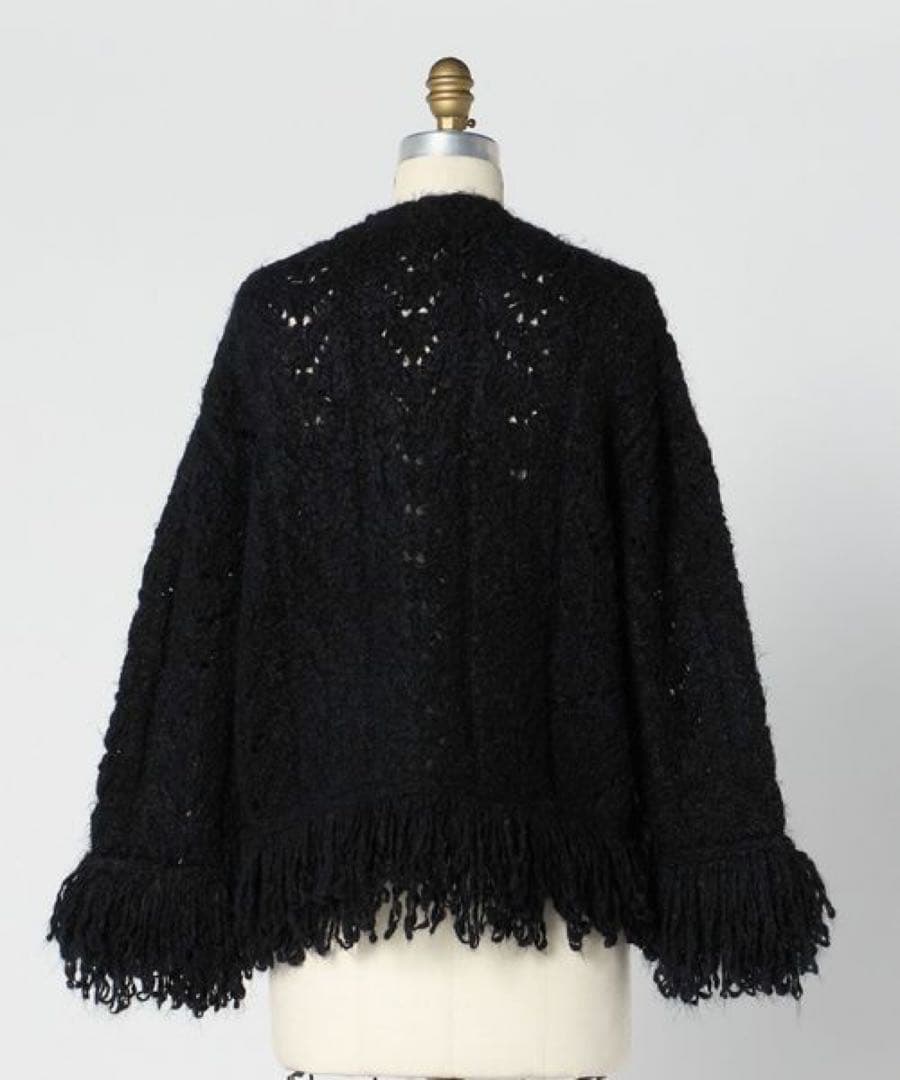 定価7万程　Drawer Fall1 5Gシャギーフリンジカーディガン