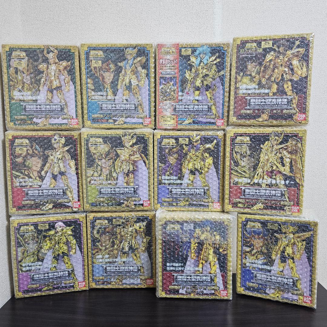 聖闘士星矢　聖闘士聖衣神話　黄金聖闘士12+オマケ3体