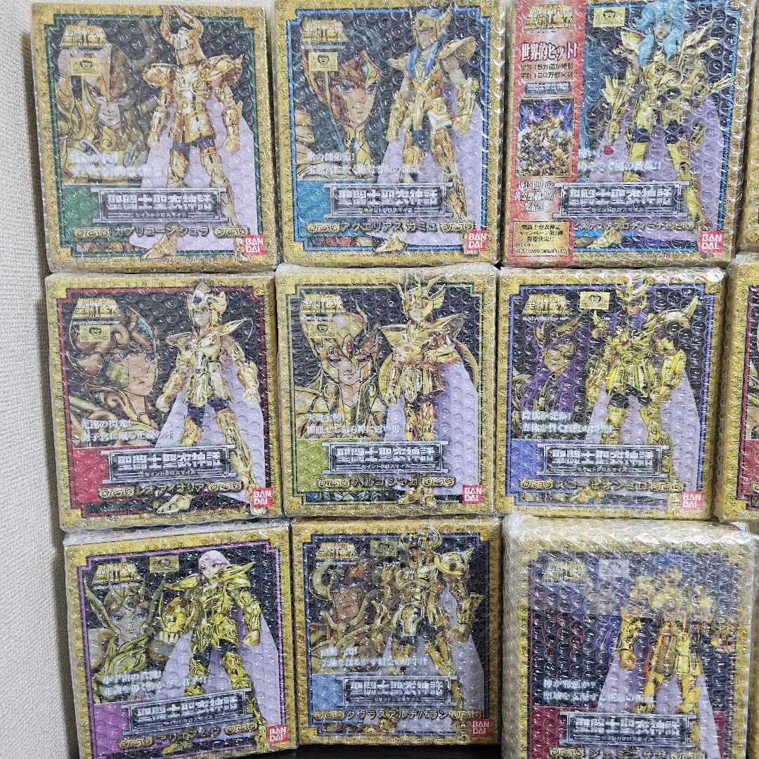 聖闘士星矢　聖闘士聖衣神話　黄金聖闘士12+オマケ3体