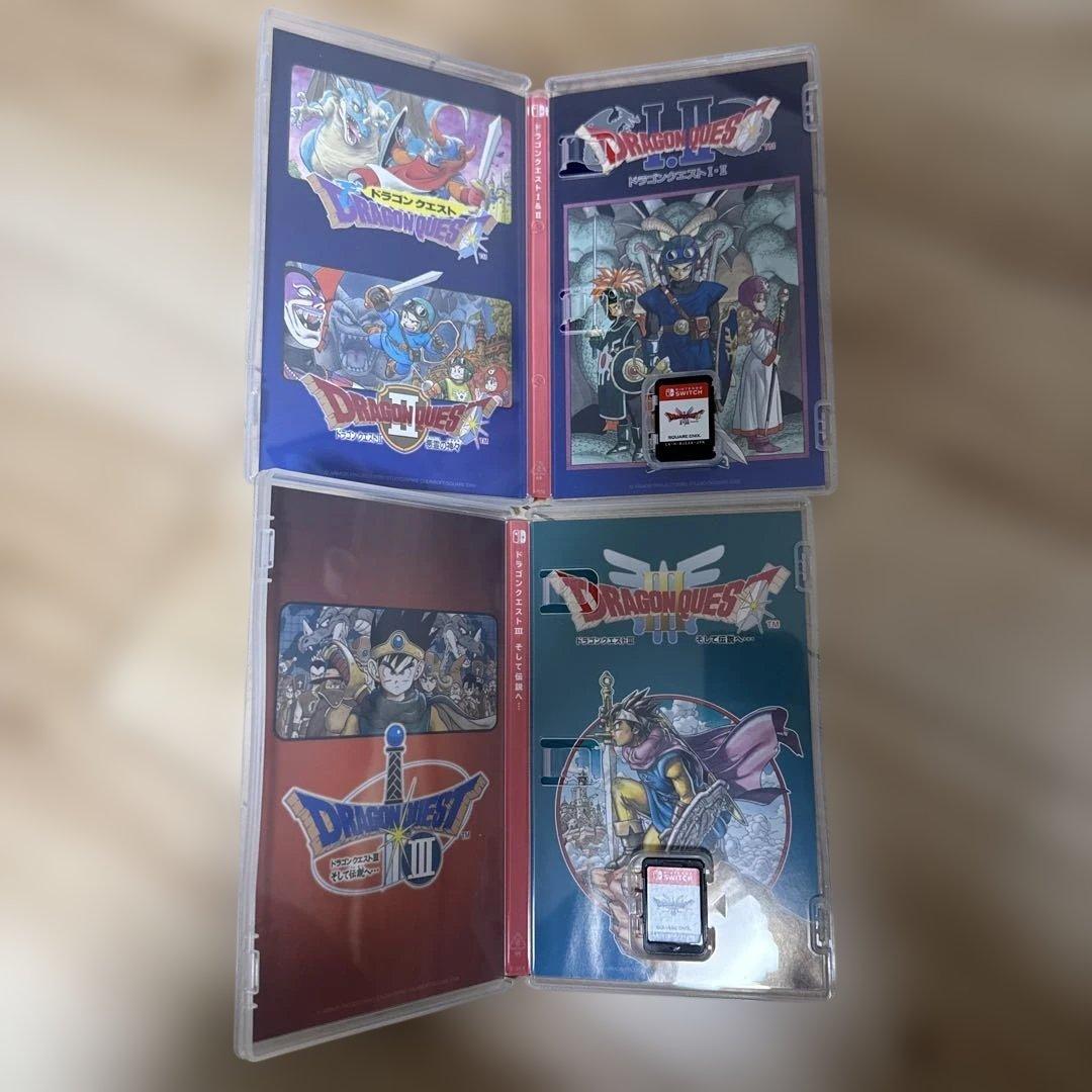 [switch]ドラゴンクエスト1&2、ドラゴンクエスト3、2本セット売り