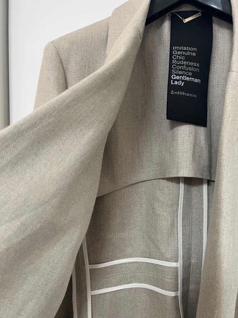 タグ付き新品未使用 CHAOS リネンヘリンボンジャケット