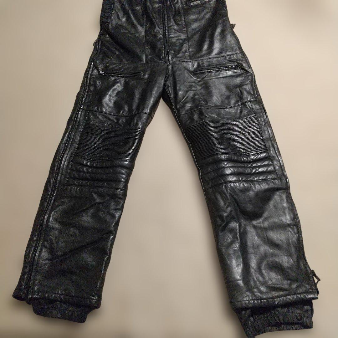 90年代 レザーオーバーオール