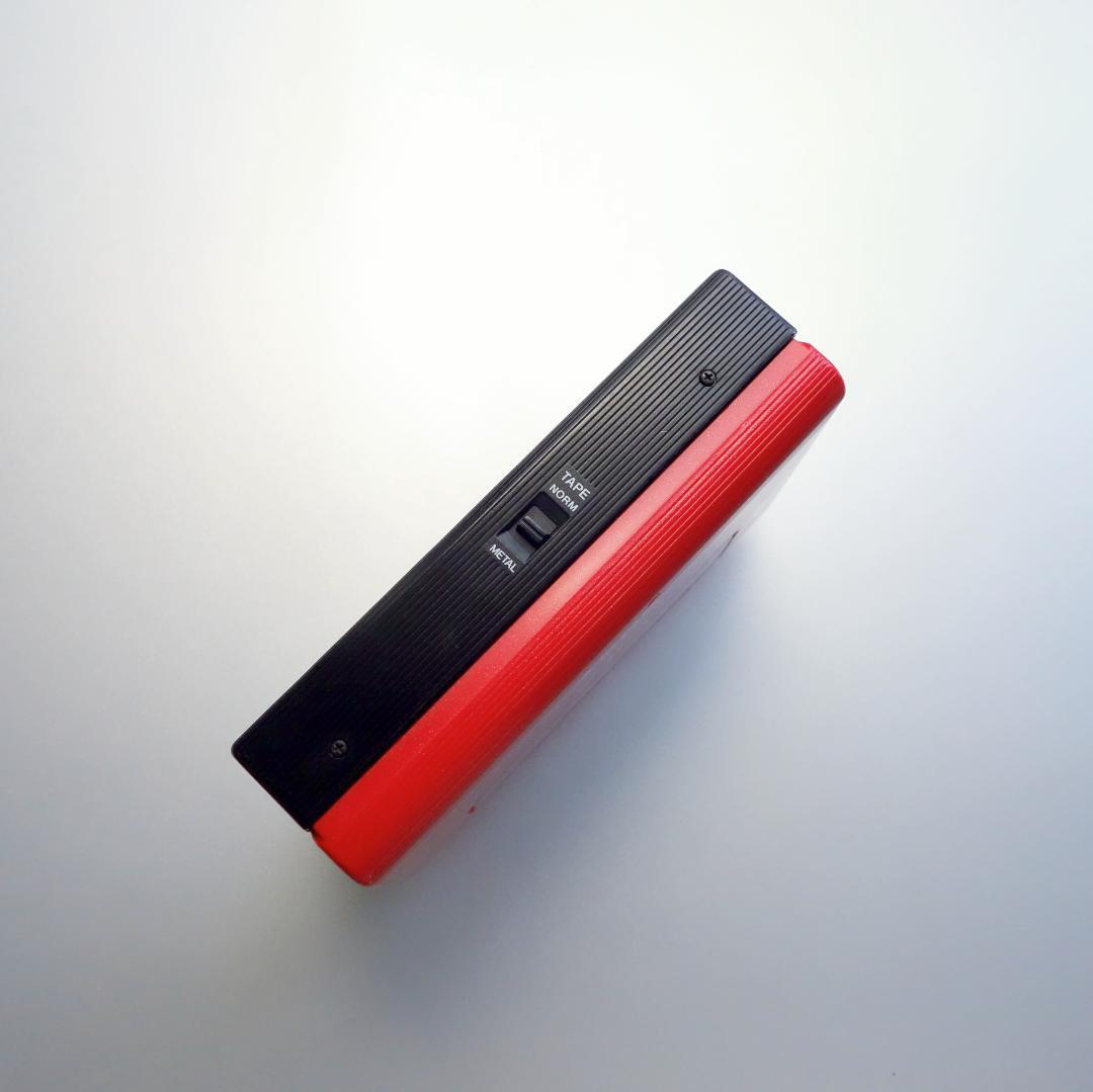 【動作整備品】 WM-2 ソニー カセットテーププレーヤー ウォークマン RED