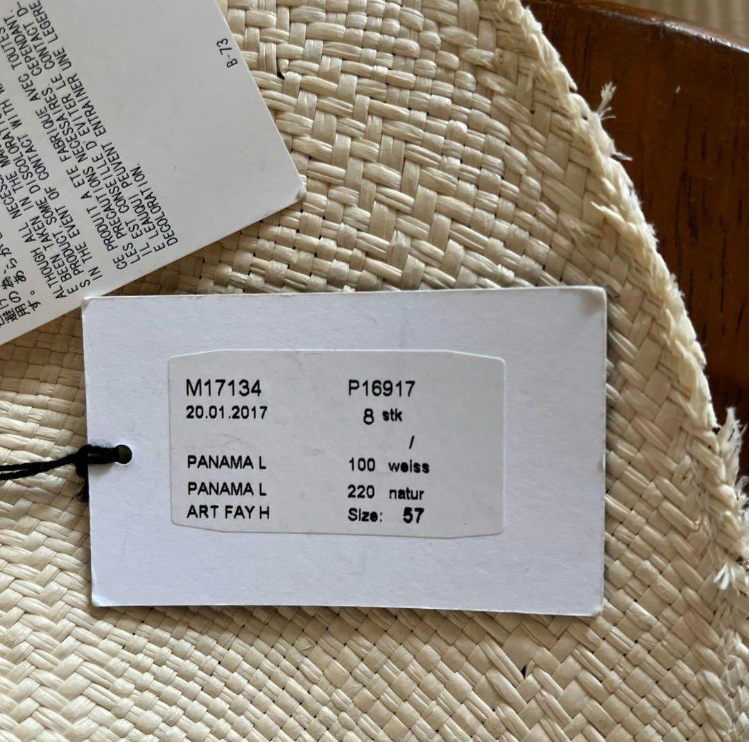 美品【ミュールバウアーMuhlbauer ストローハット】レディース