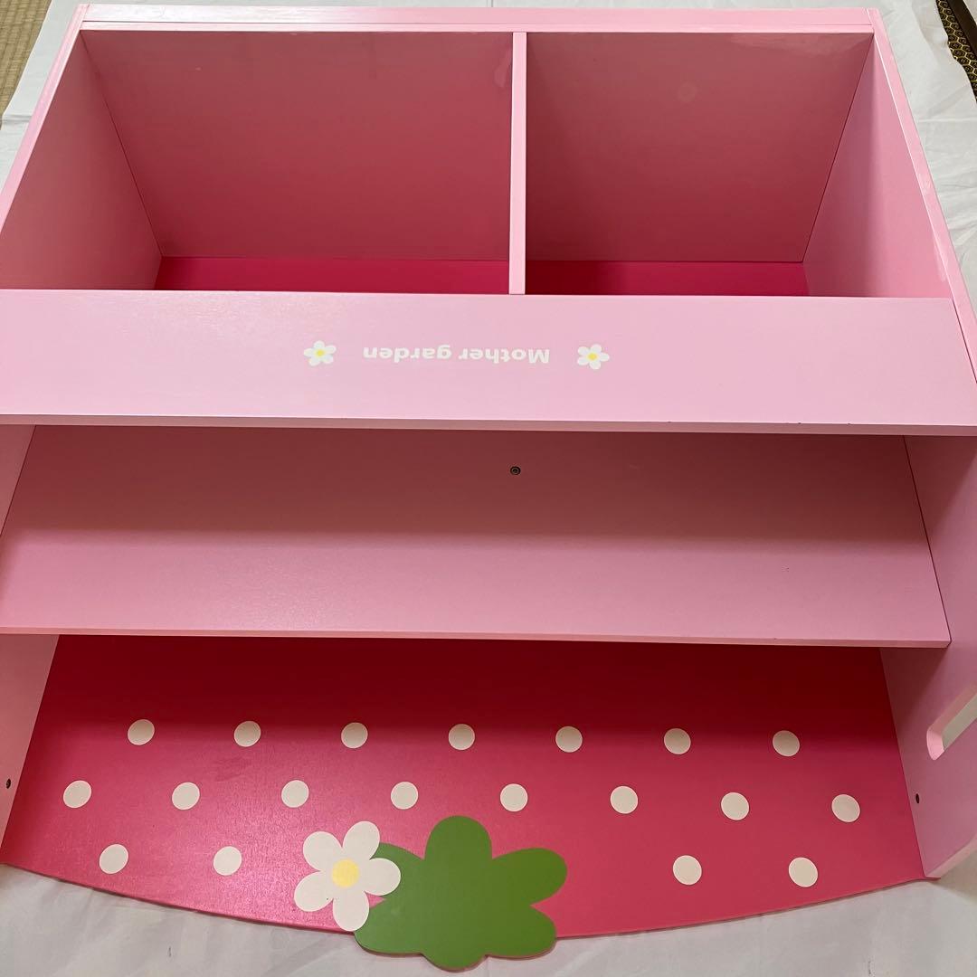 貴重♡レア♡マザーガーデン♡野いちごの本棚・シェルフ・マガジンラック・木製収納