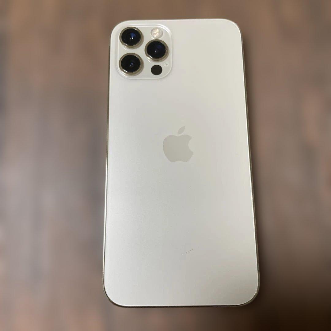 iPhone 12 Pro ゴールド 本体 画面割れあり SIMなし 128GB