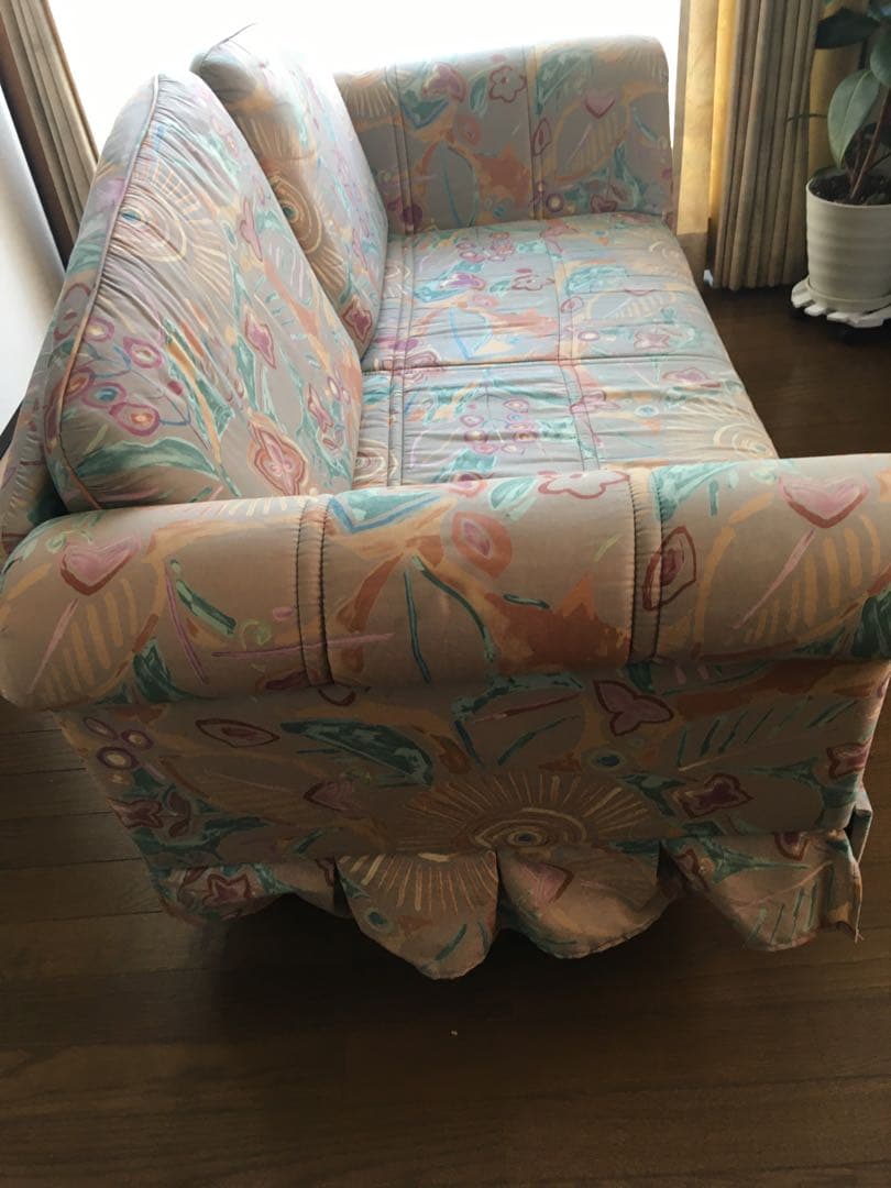 ソファ　ソファベッド　レトロ　2人掛け