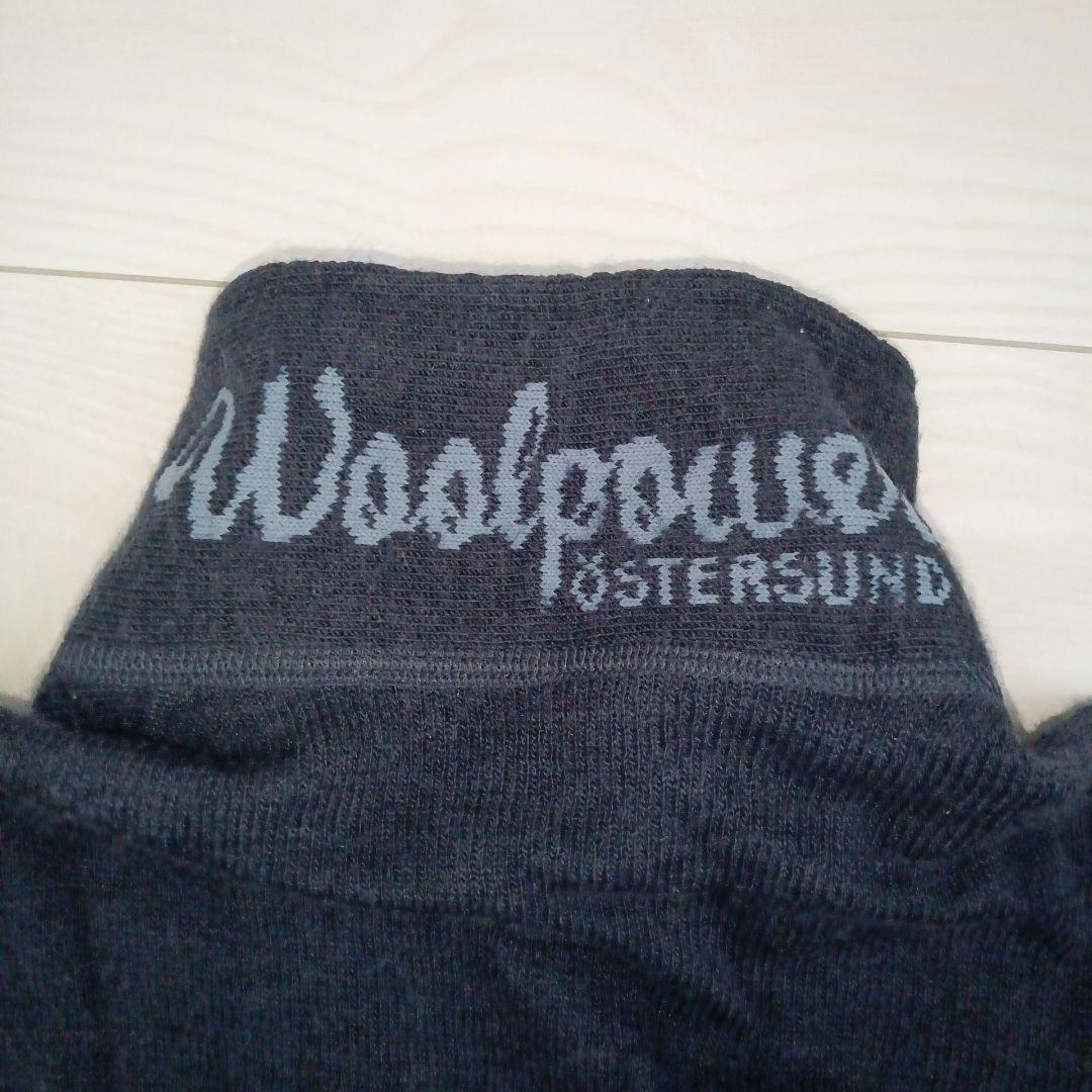 ウールパワー フルジップ ジャケット 400 サイズM ネイビー