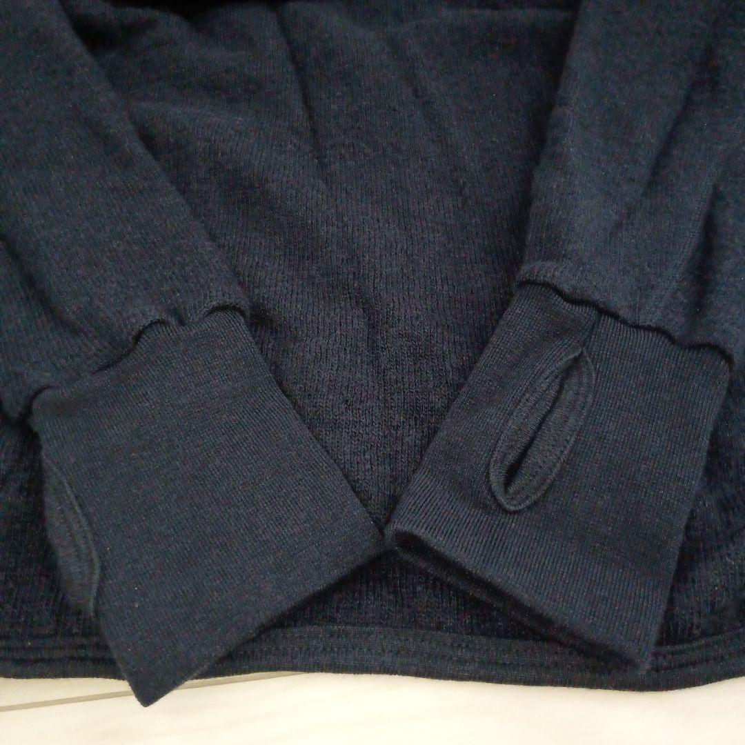 ウールパワー フルジップ ジャケット 400 サイズM ネイビー