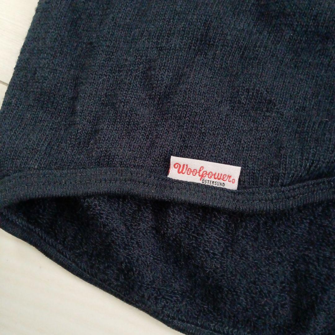 ウールパワー フルジップ ジャケット 400 サイズM ネイビー