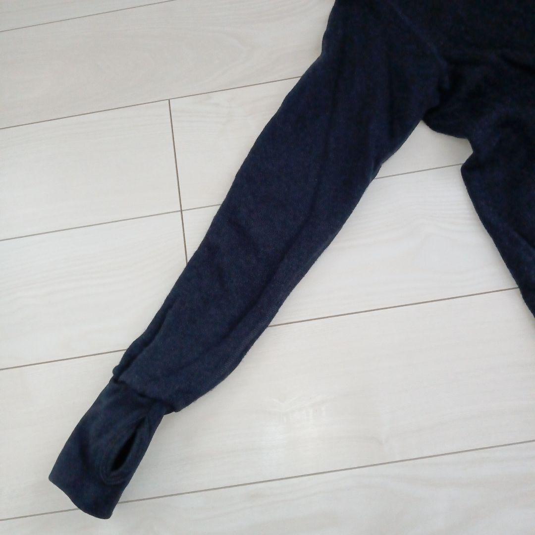 ウールパワー フルジップ ジャケット 400 サイズM ネイビー