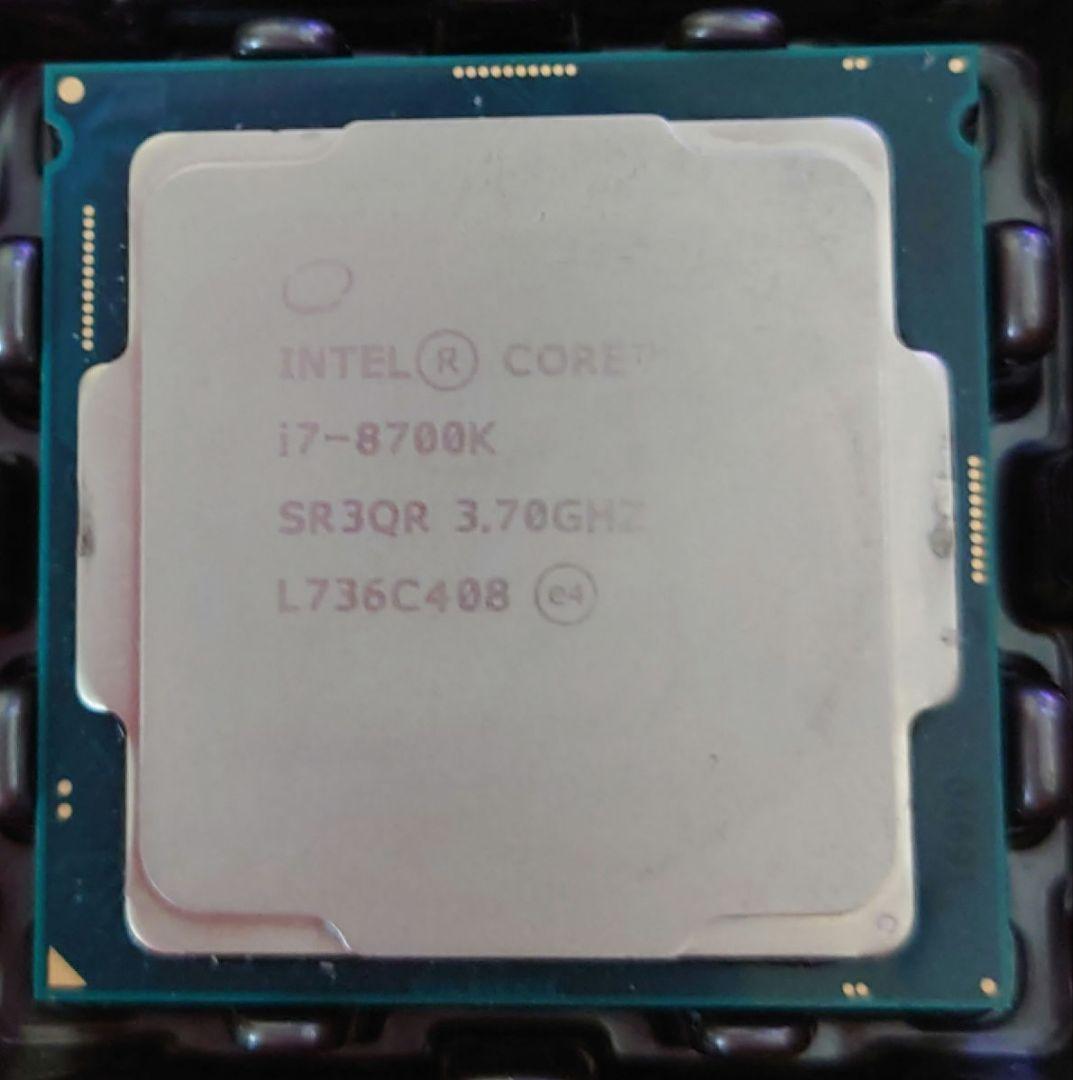 可動品Intel i7-8700K CPU 3.70GHz