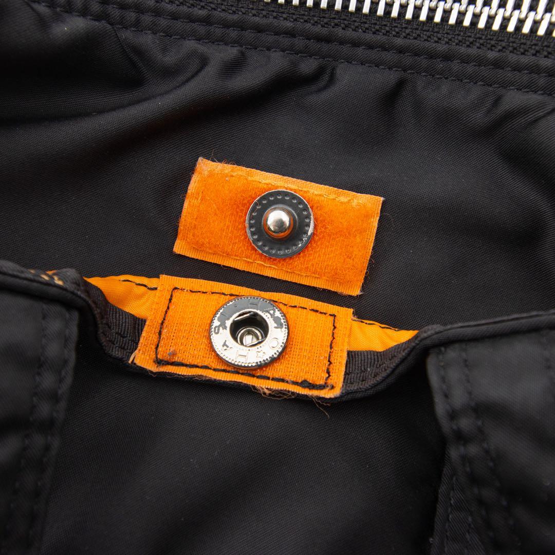 A118【ポーター／タンカー】ミニボストンバッグ　ダッフル　ナイロン　ブラック