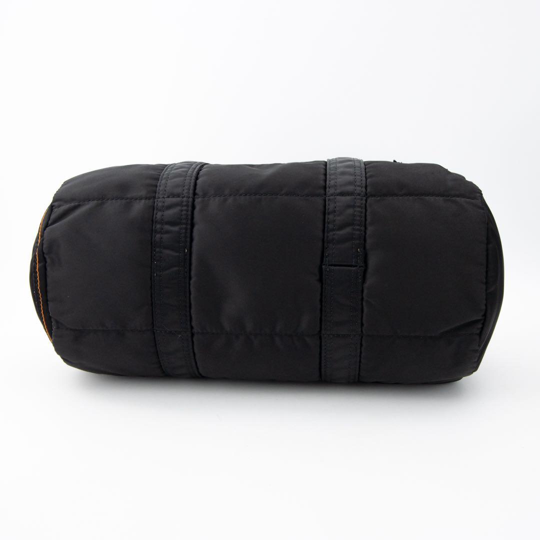 A118【ポーター／タンカー】ミニボストンバッグ　ダッフル　ナイロン　ブラック