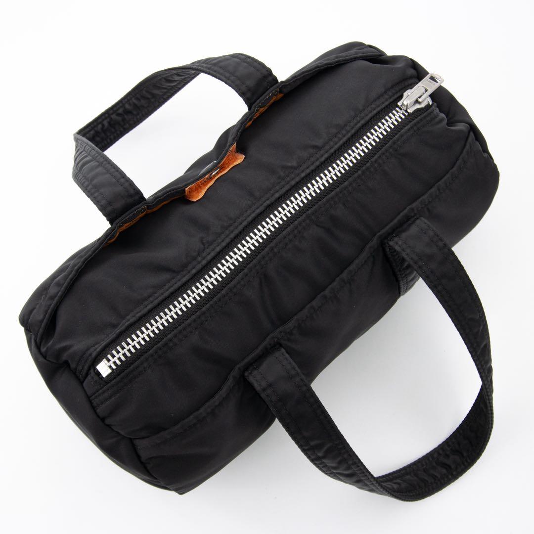 A118【ポーター／タンカー】ミニボストンバッグ　ダッフル　ナイロン　ブラック