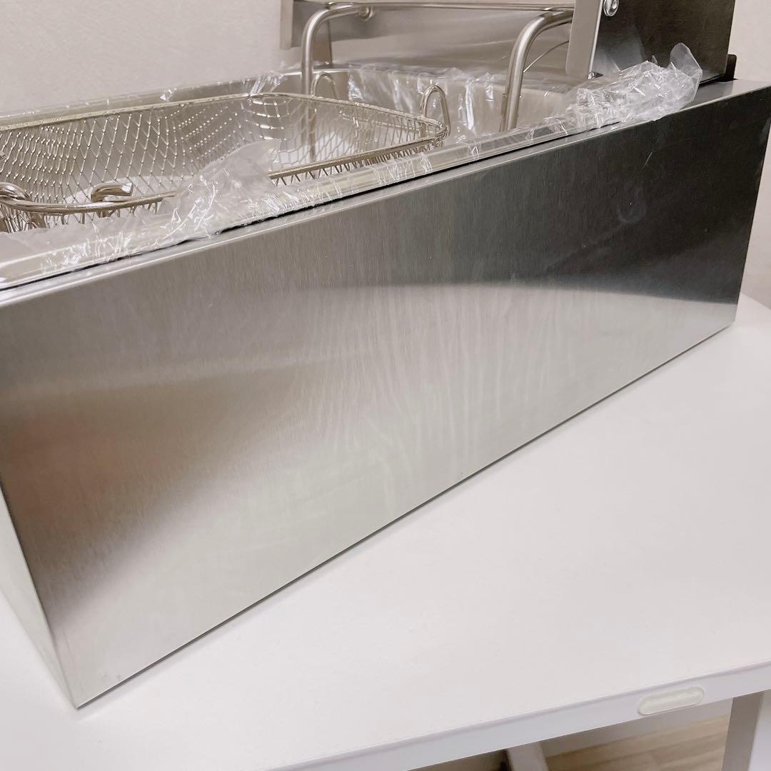 本日限定価格‼️電気フライヤー 6L 業務用 家庭用 卓上フライヤー 揚げ物器